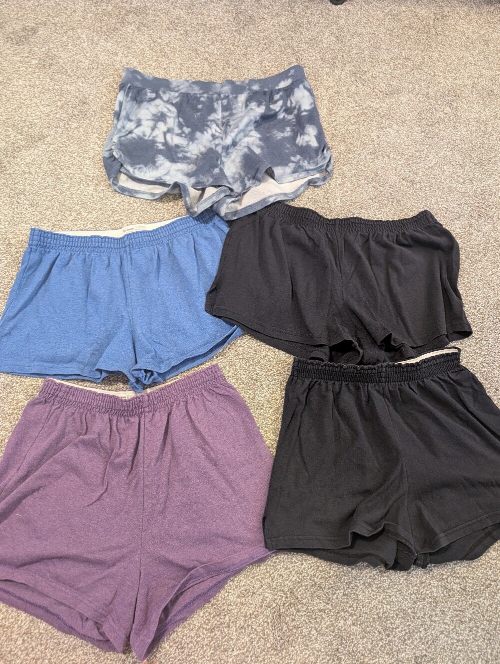 Bundle of 5 Women's Shorts Soffe Gilly Hicks Medium